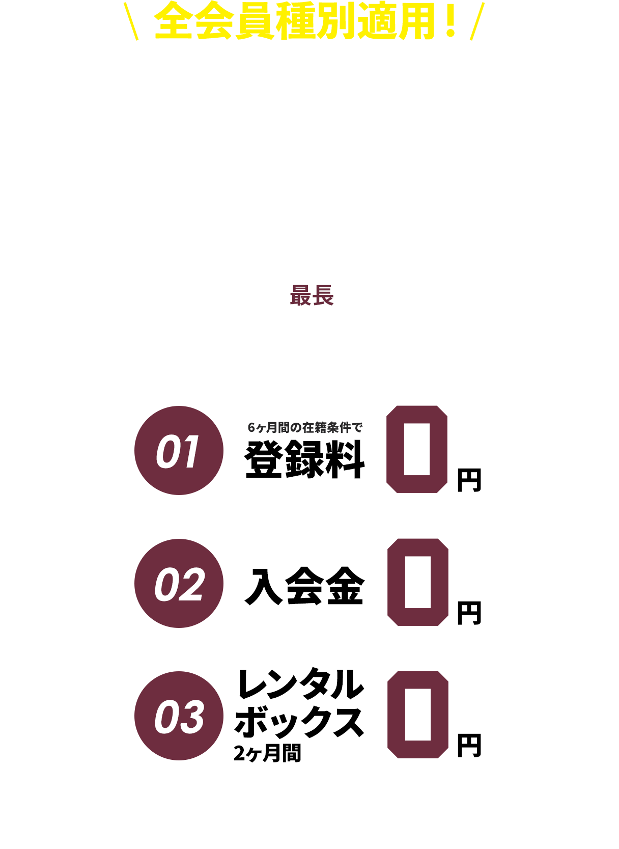 トリプル0円キャンペーン
